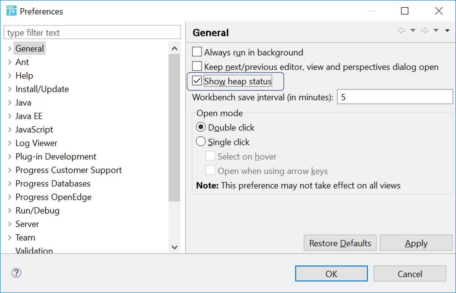 How to monitor Java heap usage in PDS for OpenEdge. Progress Community