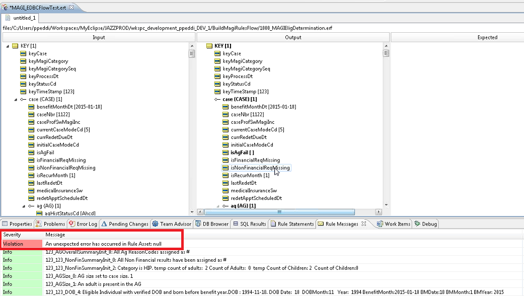 Unable to set an integer value to an Integer attribute in service
