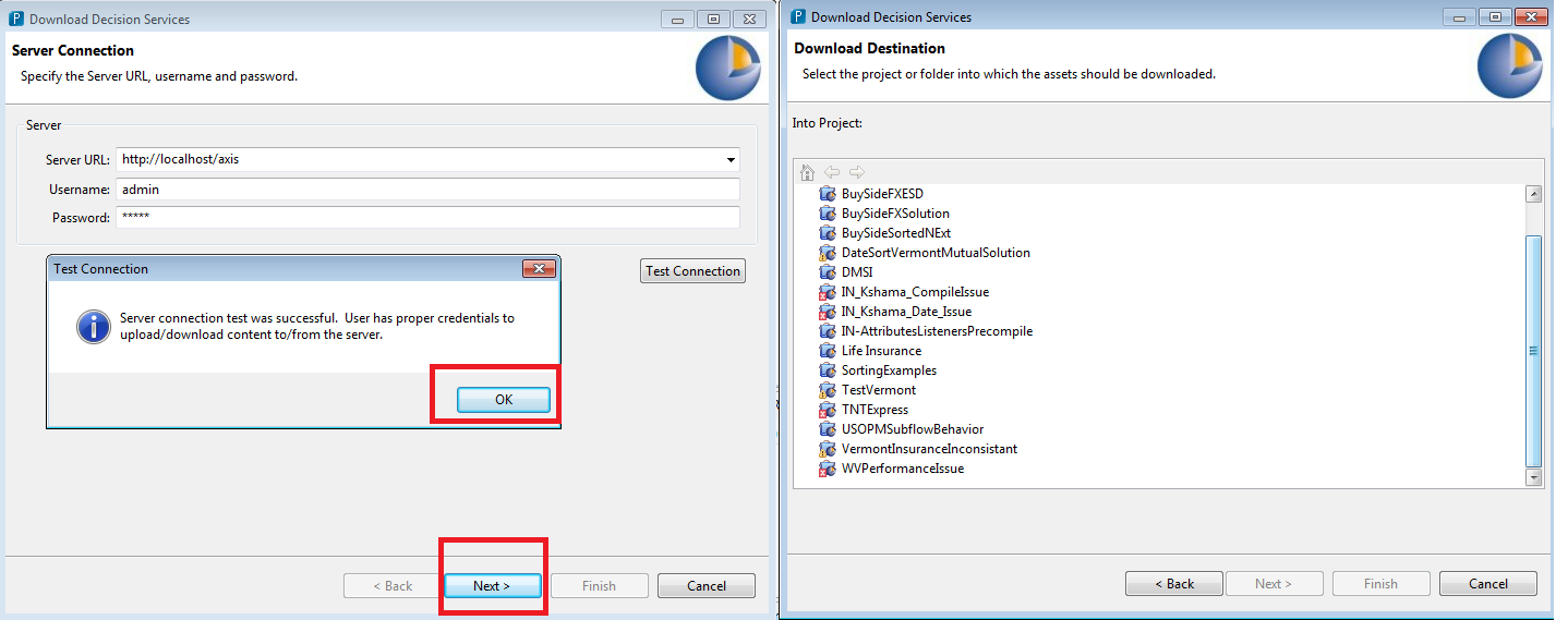 Default password change for Corticon Server made in