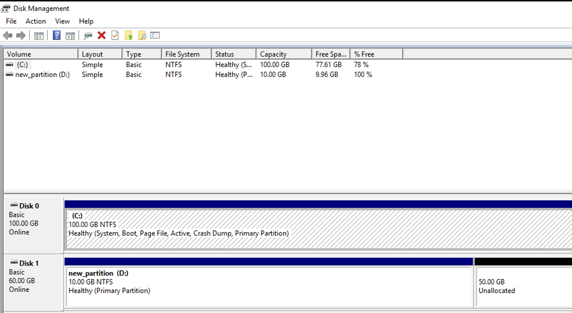 Provisioning additional partitions in the Test Kitchen for Windows