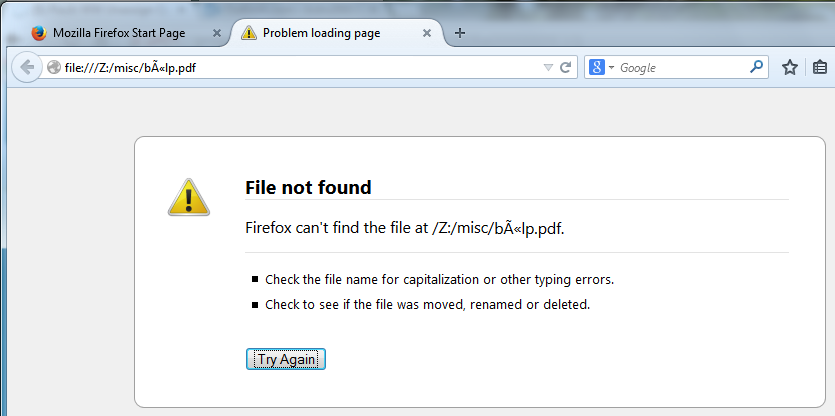 The DDE Interface Does Not Support Unicode File Names With cpinternal 